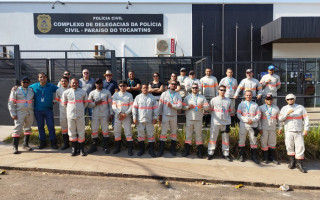 A operação mobilizou aproximadamente 30 profissionais, entre policiais civis e funcionários da Energisa.