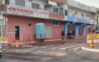 Obras de saneamento estão sendo executadas em Araguaína.