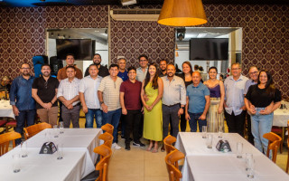 A reunião da nova diretoria executiva ocorreu na noite desta segunda-feira, 25, no restaurante Baroli em Araguaína.