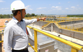  As obras da Estação de Tratamento de Esgoto Lontra foram concluídas