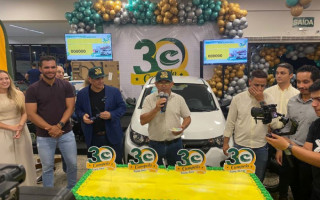  A comemoração do Aniversário de 30 anos foi na sexta-feira, 29, no Campelo Via Lago.