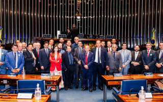  A sessão solene foi amplamente prestigiada por autoridades estaduais, nacionais e representantes de embaixadas de países parceiros do Tocantins
