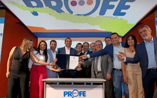 Governador Wanderlei Barbosa, secretário Fábio Vaz e deputado Léo Barbosa durante a inauguração da Escola Estadual de Tempo Integral Domingos da Cruz Machado