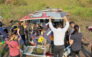 O SAMU orienta que a simulação não irá comprometer a segurança das pessoas. Todos podem acompanhar, mas é importante não tumultuar a região para não gerar bloqueios no trânsito