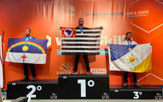 Igo Chaves conquistou o terceiro lugar na categoria Sistema de Refrigeração nas seletivas da WorldSkills.