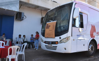 No total do mês vão ocorrer 15 ações, entre coletas externas e coletas programadas