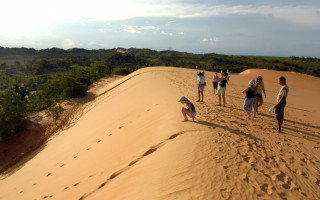 Dunas do Jalapão, em Mateiros-TO, região mais visitada do Tocantins.