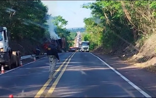 Acidente aconteceu na BR-153, entre Paraíso e Barrolândia.