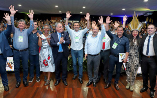 Governador Wanderlei Barbosa participa do lançamento da Caravana Federativa no Tocantins.