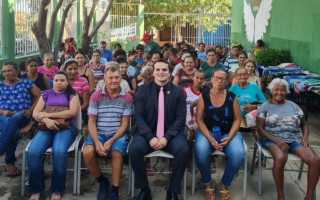 O delegado Luís Gonzaga destacou a importância do contato com a comunidade, além do esclarecimento à população sobre seus direitos