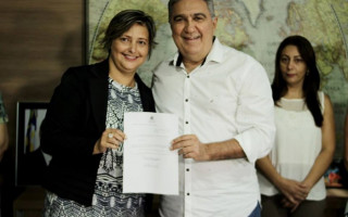 Prefeito de Gurupi, Laurez Moreira mostrou confiança na nova secretária