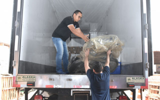 Foram enviadas quase 100 cadeiras adultas e infantis, dos tipos padrão, tetraplégico, de banho com encosto reclinável e para pessoas acima de 90kg