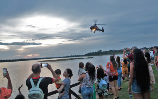 Papai Noel chegará  Via Lago neste sábado