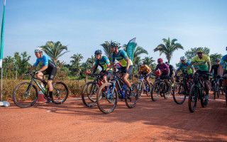 A prova teve três percursos, de 30 km, 40km e 60 km cada