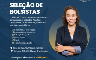 As bolsas terão a duração de até 36 meses