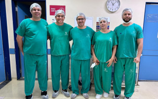 A equipe da SES-TO durante visita técnica ao Hospital Regional Público do Araguaia, no Pará.