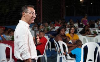 O prefeito de Araguaína, Wagner Rodrigues, esteve presente no evento promovido pelo Instituto Humanitário Casa de Davi.