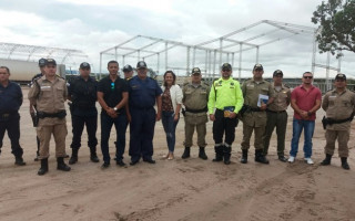 Forças de segurança se reuniram nesta quarta, 07