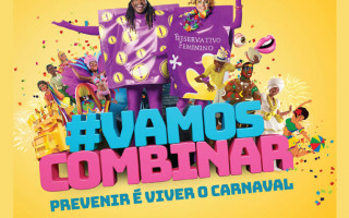 Este ano, a campanha de carnaval do Ministério da Saúde traz como tema 