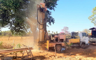 Perfuração de novos poços para atender a demanda dos municípios concessionários tanto na zona urbana quanto na zona rural
