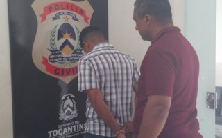 Homem é preso pela Polícia Civil após descumprir medida protetiva em Araguaína.