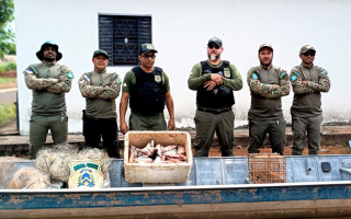 Pescado recolhido é doado ao Fundo Municipal de Assistência Social em Araguacema