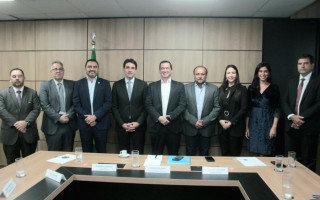 A reunião, articulada pelo deputado federal Alexandre Guimarães, foi realizada em Brasília.