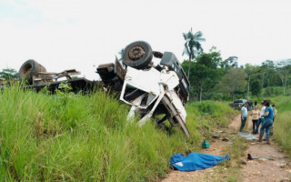 Acidente ocorreu numa rodovia vicinal na zona rural de Muricilândia, norte do Tocantins. 