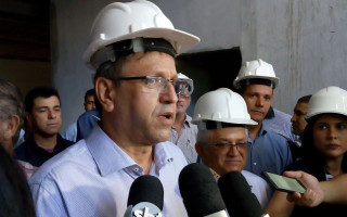 Governador Marcelo Miranda em visita ao novo Fórum de  Araguaína