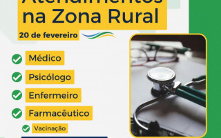 Atendimentos na zona rural de Babaçulândia