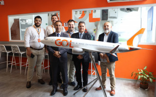 Na reunião com os diretores da Gol, Wagner falou do avanço nas obras do aeroporto e as próximas etapas