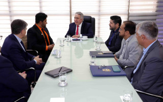 Governador em exercício Laurez Moreira participou de reunião na manhã desta sexta-feira, 8, no Palácio Araguaia Governador José Wilson Siqueira Campos.