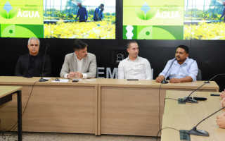 Projeto Lançado nesta segunda na sala de reuniões da Semarh contará com programação em quatro municípios.