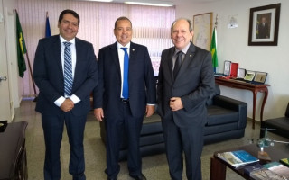 Vereador Marcus Marcelo (PR) cumpre agende em Brasília.