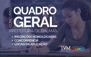 O concurso público do Quadro Geral visa o provimento de 173 vagas para posse imediata e 496 para formação de cadastro de reserva.