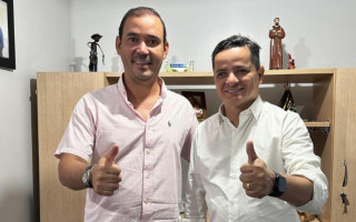 O deputado Vicentinho Júnior declarou apoio à pré-candidatura de Jorge Frederico a prefeito de Araguaína.