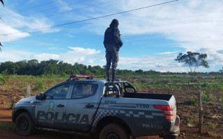 Áreas de desmatamento ilegal foram embargadas.