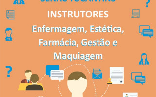 Processo seletivo SENAC-TO, instrutores.