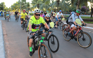 Nilton foi vítima de um acidente de trânsito, que deixou uma sequela física na perna, mas a limitação não o impede ele de pedalar