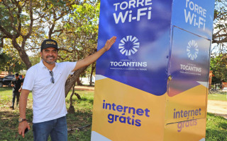 Governador Wanderlei Barbosa comemora a chegada da tecnologia 5G a mais 54 cidades do Tocantins