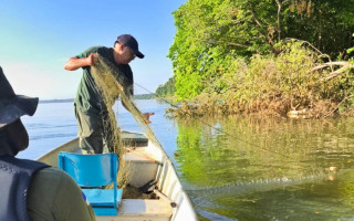 Ação ocorreu no Lago da UHE de Estreito e no rio Tocantins