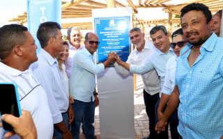 Governador em exercício, Amélio Cayres, inaugura a nova Praça Antônio Carlos de França