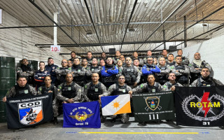 Policiais Militares do Tocantins enviados para Força Nacional durante missão humanitária no RS.
