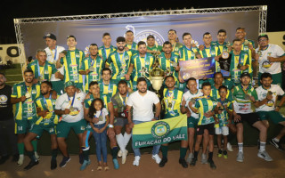 Campeões do Copão de Futebol Amador foram premiados no estádio Pereirão, em Paraíso do Tocantins.