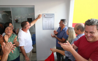  Inauguração do Posto de Saúde em Riachinho, obra realizada com recursos destinados pelo deputado.