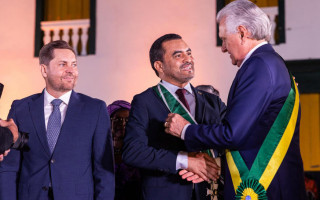 Wanderlei Barbosa recebe a Comenda da Ordem do Mérito Anhanguera