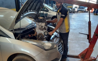 Roniscley Vieira fez o curso Técnico em Manutenção Automotiva em Palmas, destaca a importância do SENAI em sua carreira