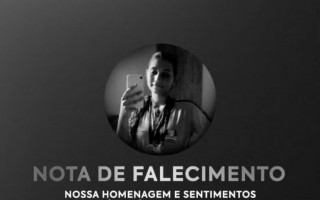 Nota de pesar publicada pelo colégio militar sobre a morte de Lanna Victoria Tavares da Silva