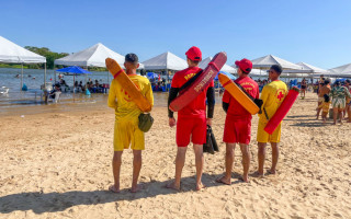 Presença de bombeiros  militares colaborou para o baixo índice de ocorrências nas praias