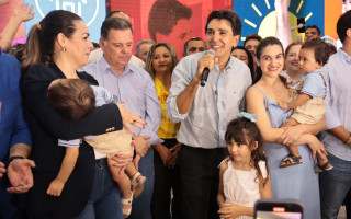 Prefeita de Palmas, Cinthia Ribeiro,  Senador Irajá (PSD)